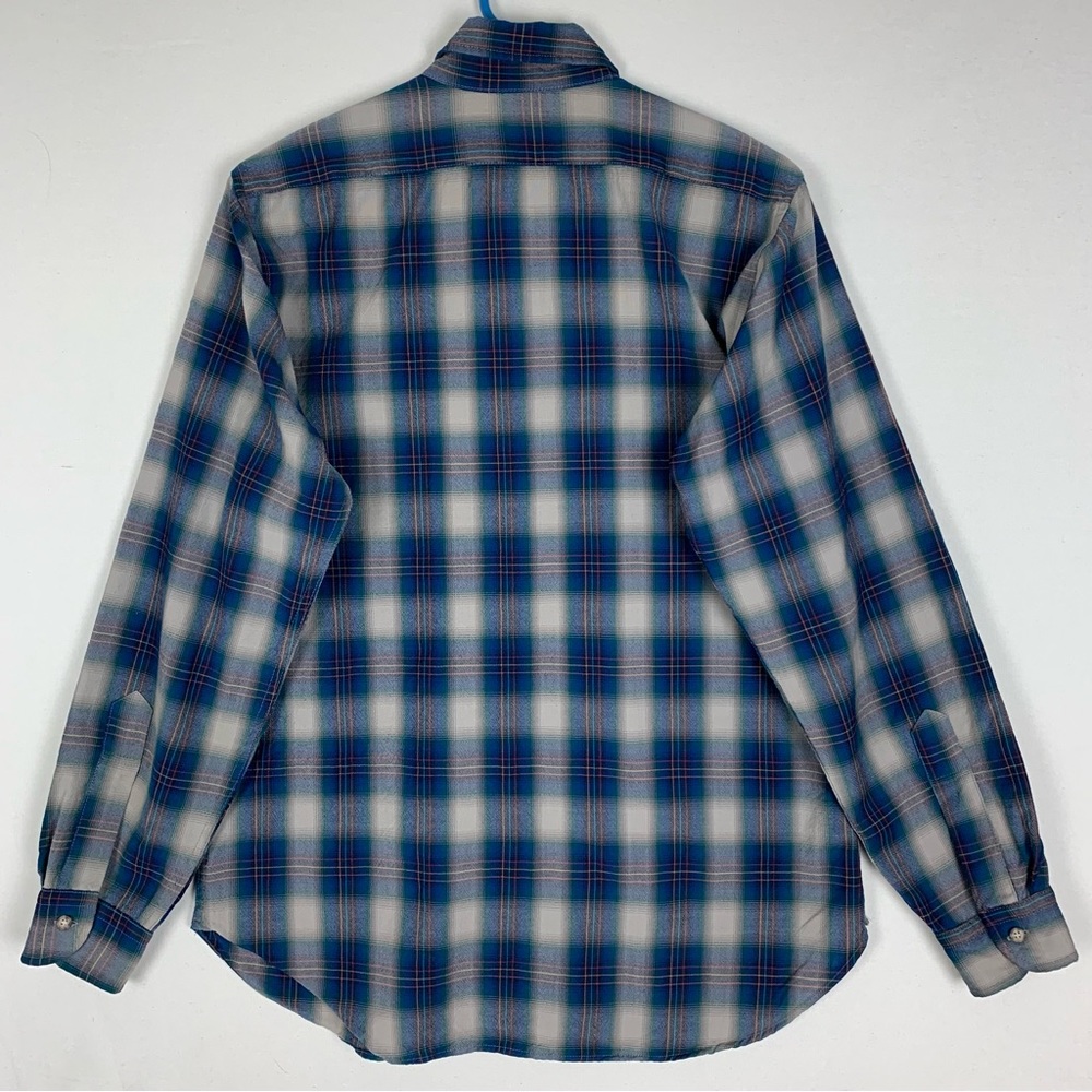 Pendleton Virgin Wool Flannel Large Long Made In … - image 7